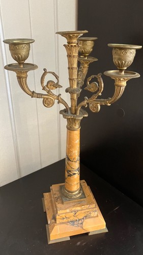 Antik kerzenleuchter 3arm - antik,