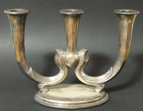 Alter silberner art deco - art,