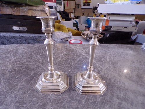 Paar art deko stufe leuchter - stufe,