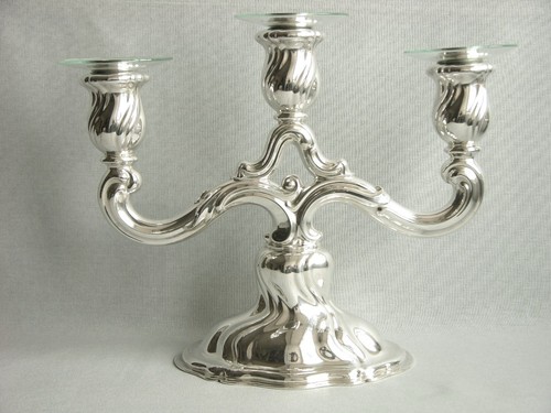 Dreiflammiger leuchter 835er - ,