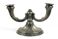 #496 Versilberter Art Deco