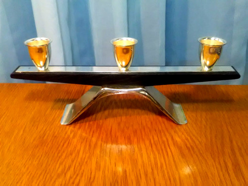 Kerzenhalter versilbert art - versilbert,