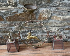 Antike figürliche Lampe für